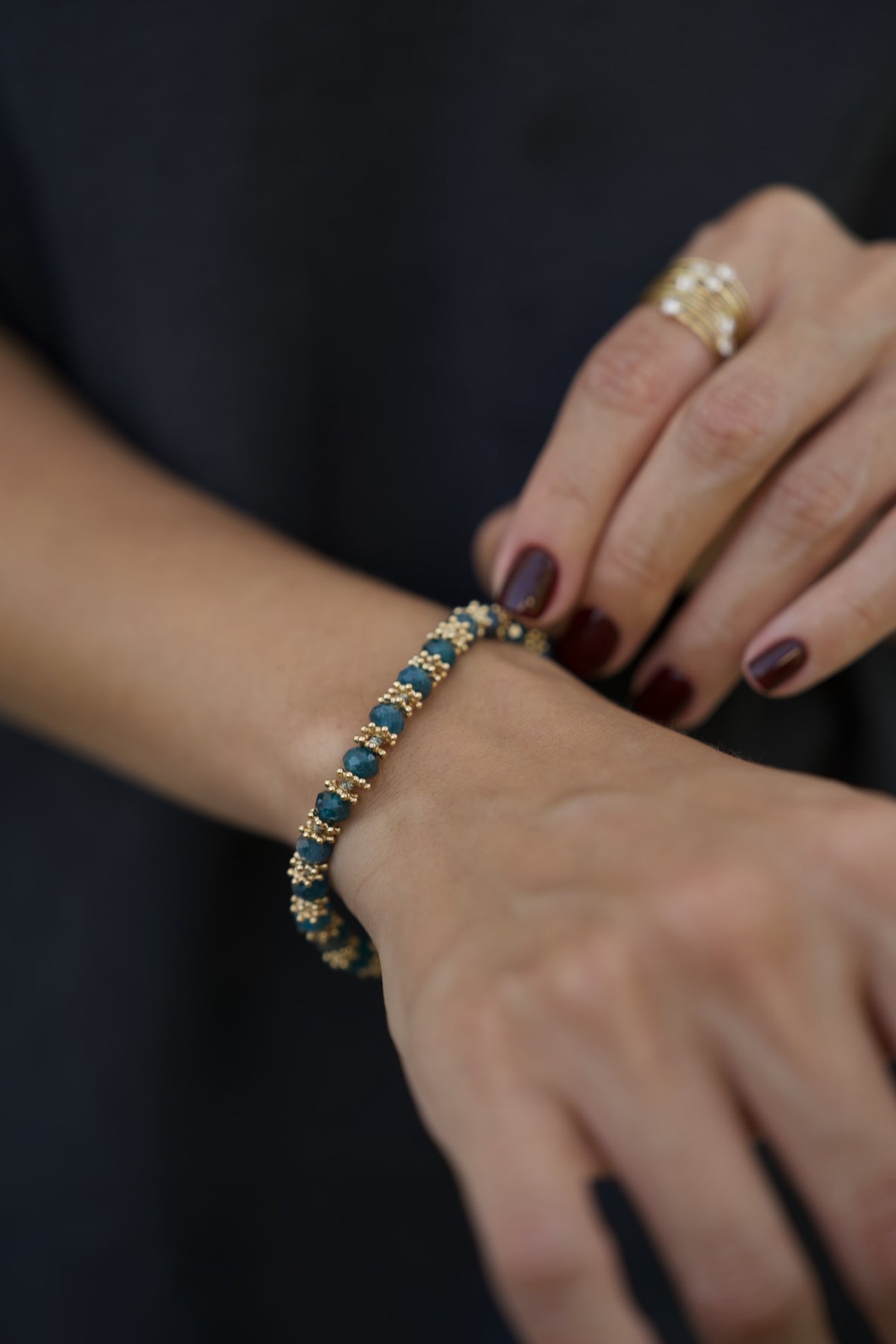 Bracelet pierres fines - Apatite