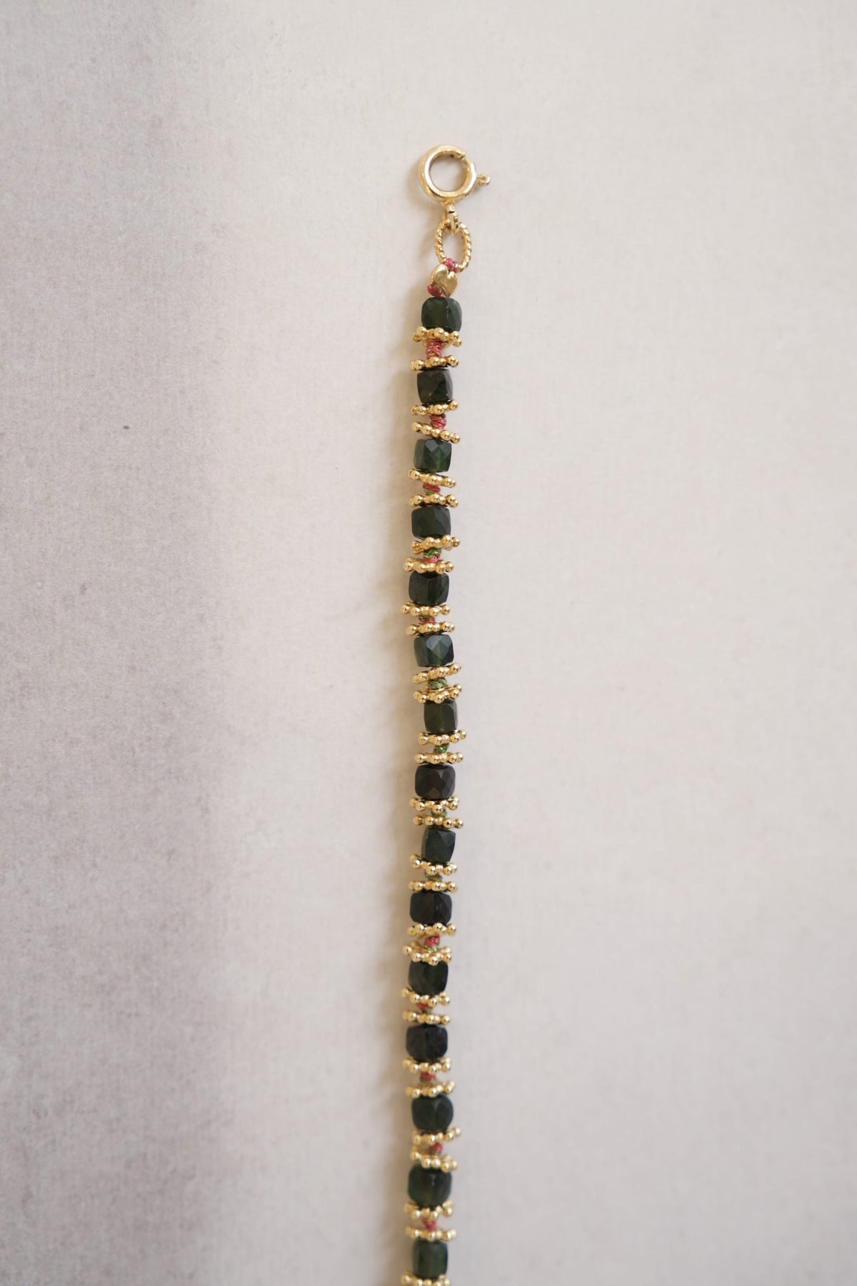 Bracelet pierres fines - Tourmaline verte