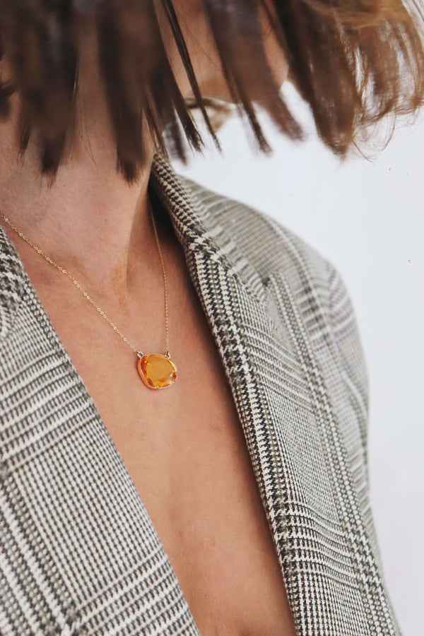 Collier Citrine - Noemie