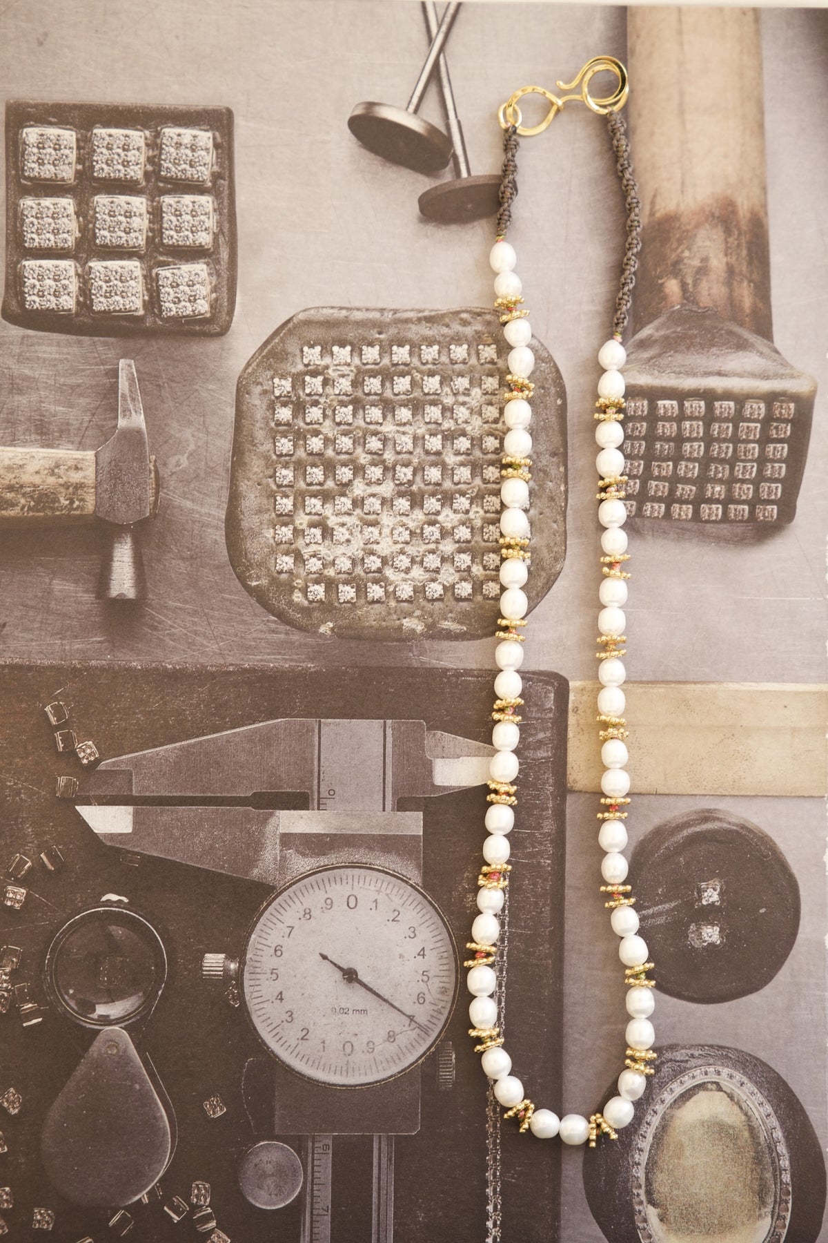 Collier perles - apprêts en vermeil